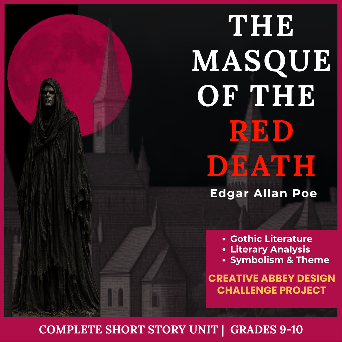 The Masque of the Red Death short story unit product cover
